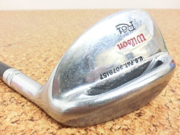 ♪Wilson ウイルソン R-61 Sandy Andy サンディアンディ ウェッジ SW スチールシャフト Astron FLEX-? 中古品♪F1306拍卖