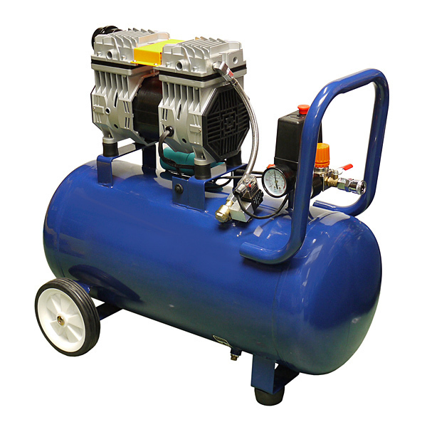 エアーコンプレッサー オイルレス 1馬力 39リットル 100V 静音 エアーツール 10035拍卖