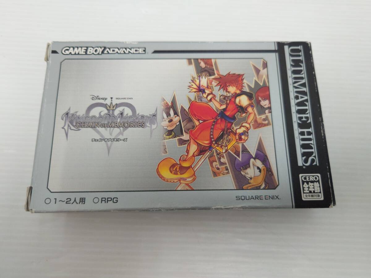 ga19)GBA ゲームボーイアドバンス アルティメット ヒッツ キングダムハーツ チェイン オブ メモリーズ KH キンハー 中古品拍卖