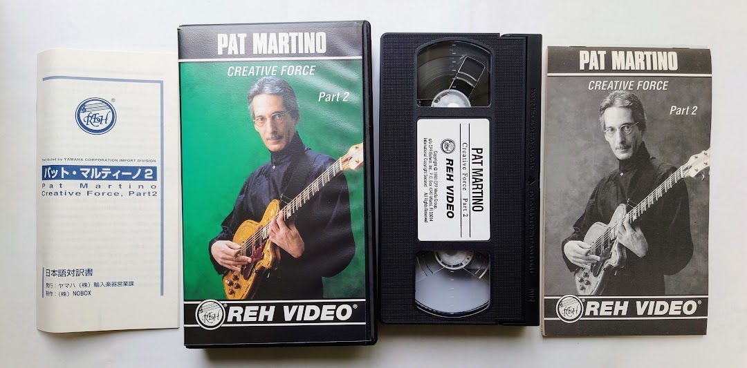 中古ビデオテープ pat martino / creative force part 2 楽譜と日本語対訳書付き (輸入品 字幕はありません)拍卖