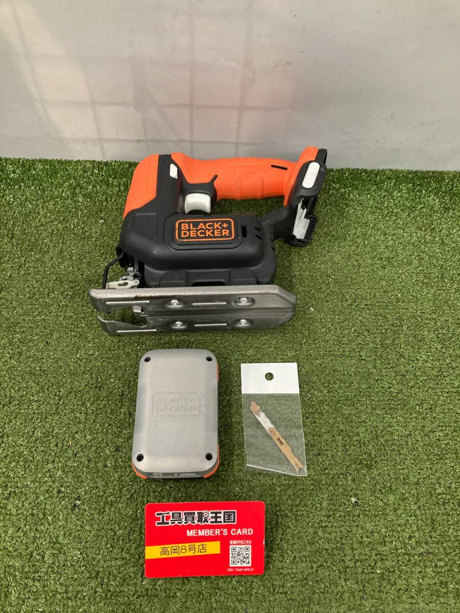 【中古品】【0926】B&D BLACK&DECKER コードレスジグソー BDCJS12UB ITTEO0WO2E4I拍卖