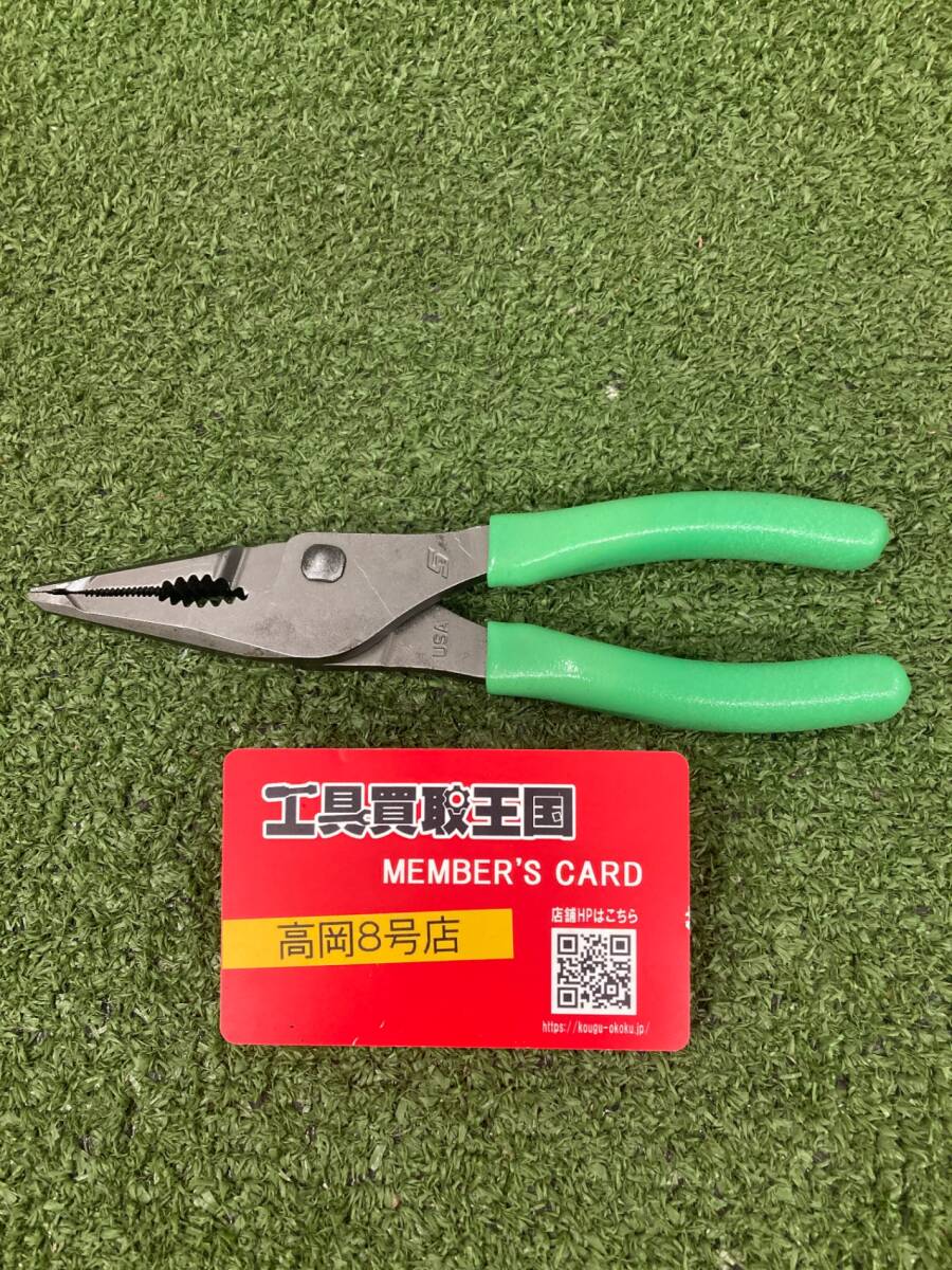 【中古品】【0926】★Snap-on ロングノーズプライヤー LN46ACF ITJ4264W6MQA拍卖