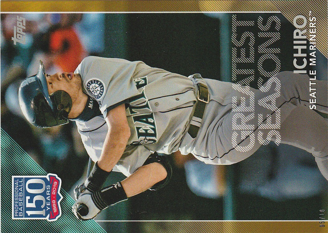 イチロー 2019 Topps 150-104 GREATEST SEASONS Gold 大判拍卖