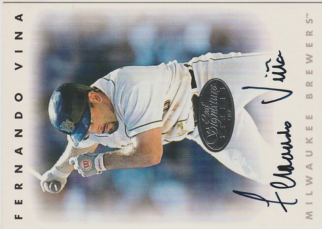 Fernando Vina 1996 Leaf Signature Autograph Silver拍卖