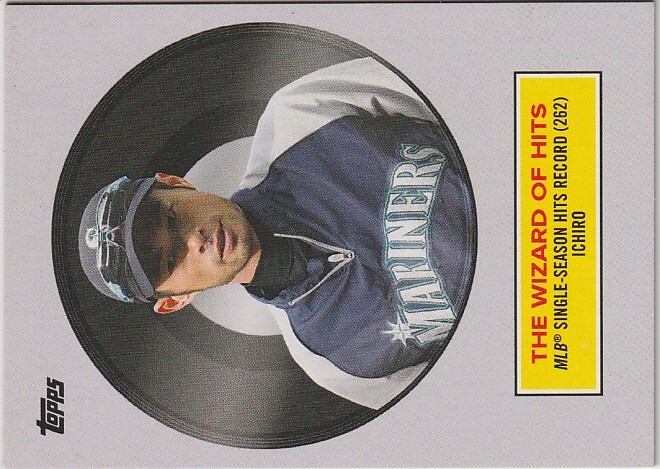 イチロー 2018 Topps Throwback Thursday シーズン最多安打記録拍卖