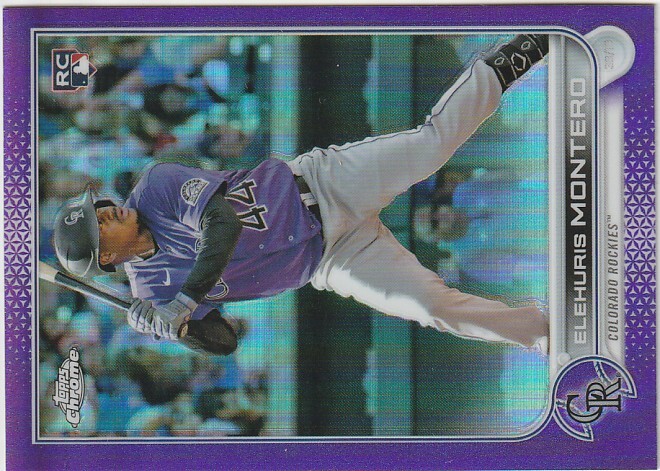 来日外国人 広島 モンテロ 2022 Topps Chrome Refractor Purple拍卖