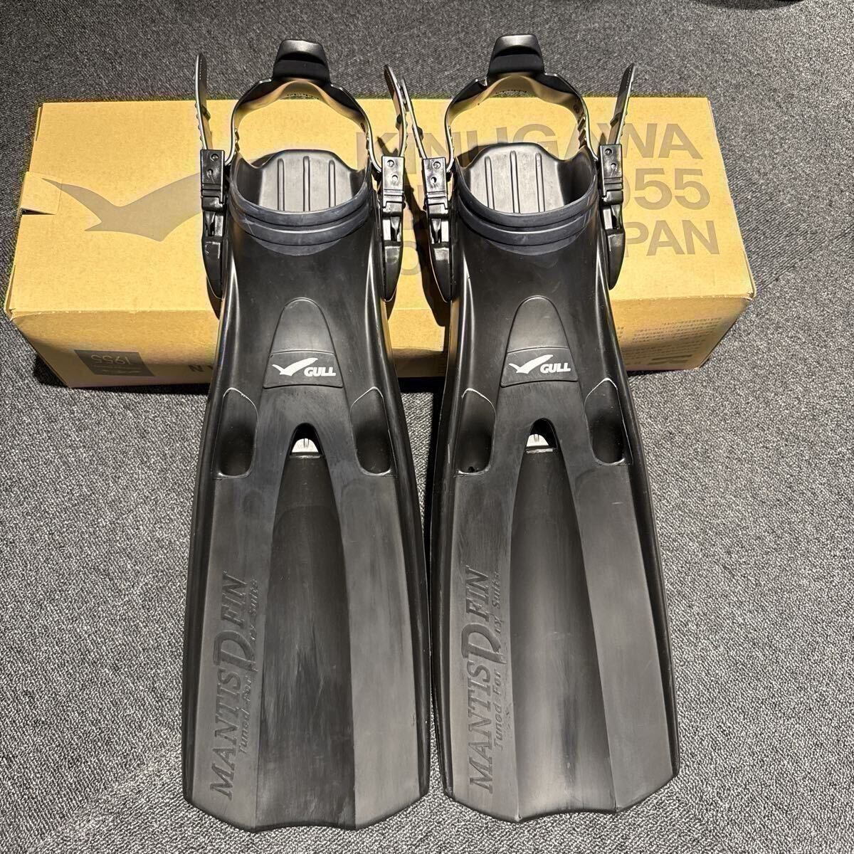 新品未使用 GULL ガル MANTIS DRY FIN マンティスドライフィン ブラック S サイズ GF-2285B 定価22550円拍卖