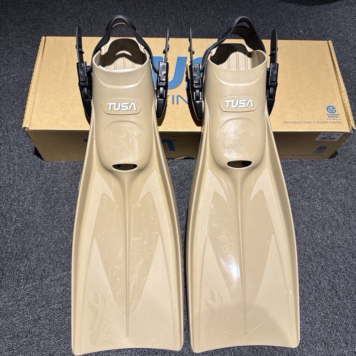 新品未使用 TUSA ツサ KAIL カイル オープンヒールタイプ ダイビング フィン SF1101 TN Mサイズ 定価22000円拍卖