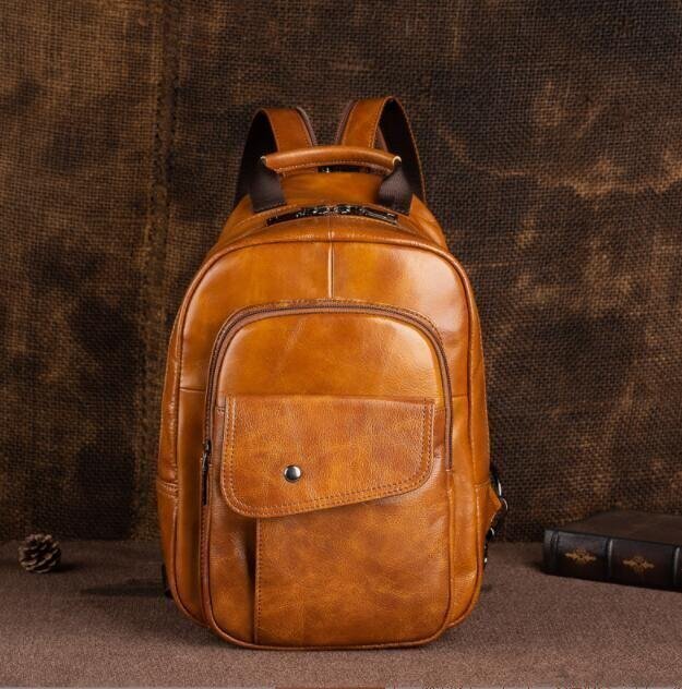 メンズバッグ 牛革 ボディバッグ 本革 登山旅行 アウトドア ワンショルダー 斜めがけバッグ おしゃれ 通勤 収納可能拍卖