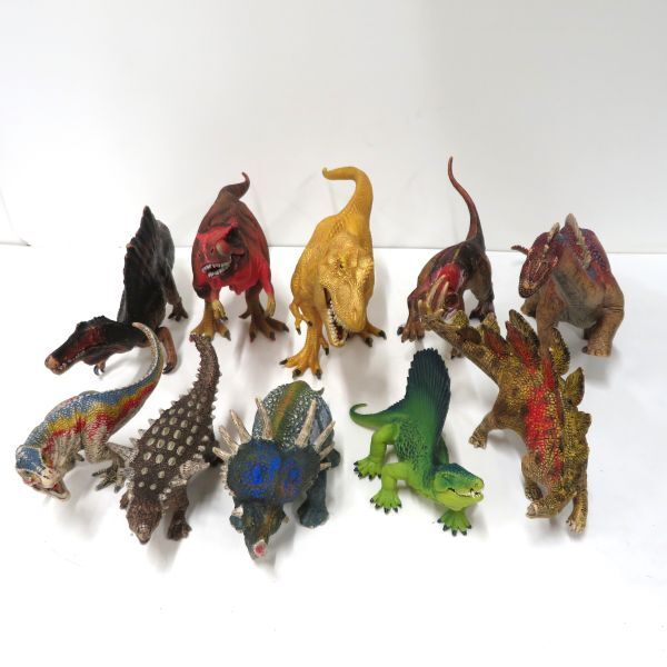 Schleich/シュライヒ 恐竜フィギュア10体セット① ティラノサウルス /スピノサウルス/アパトサウルス/スティラコサウルスなど拍卖