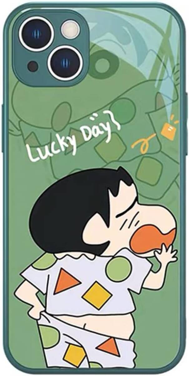 クレヨンしんちゃん iPhone 15Pro スマホケース ワイヤレス充電対応拍卖