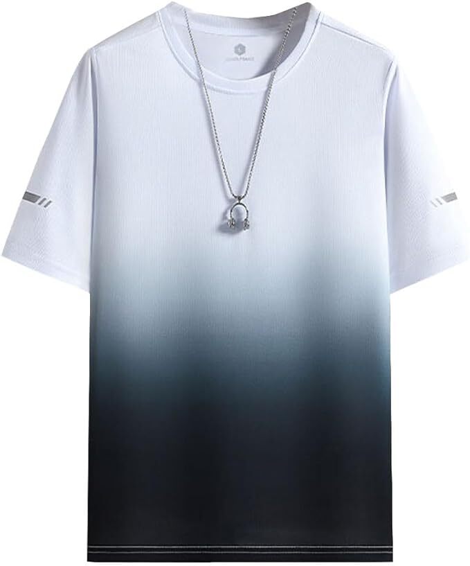 Tシャツ メンズ 半袖 夏服 スポーツウェア メンズ 半袖 2XL拍卖