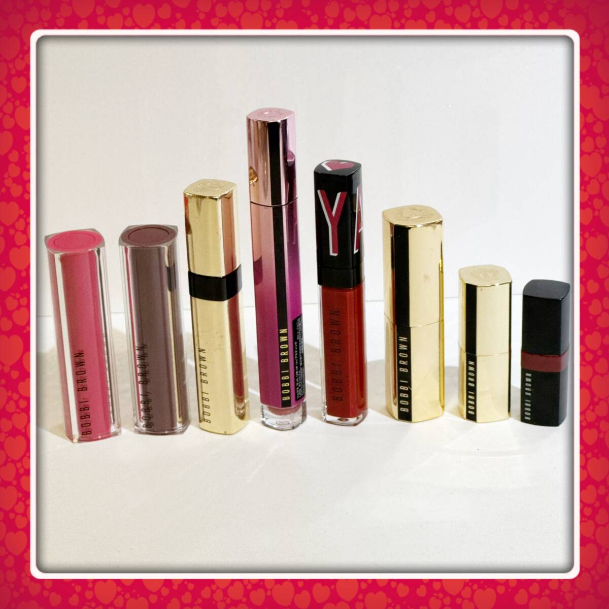 BOBBI BROWN ボビイブラウン ★口紅 リップスティック8本セット★リュクス、クラッシュドシャイン、リュクスマットリキッドなど拍卖