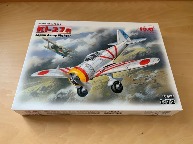 1/72 ICM 97式戦闘機 キ-27a 未開封 画像現状渡し拍卖