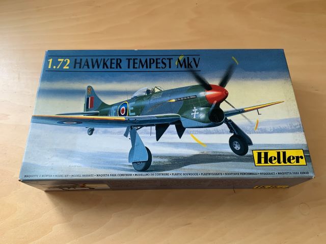 1/72 エレール ホーカーテンペスト MkV 未開封 デカール変色 Heller拍卖