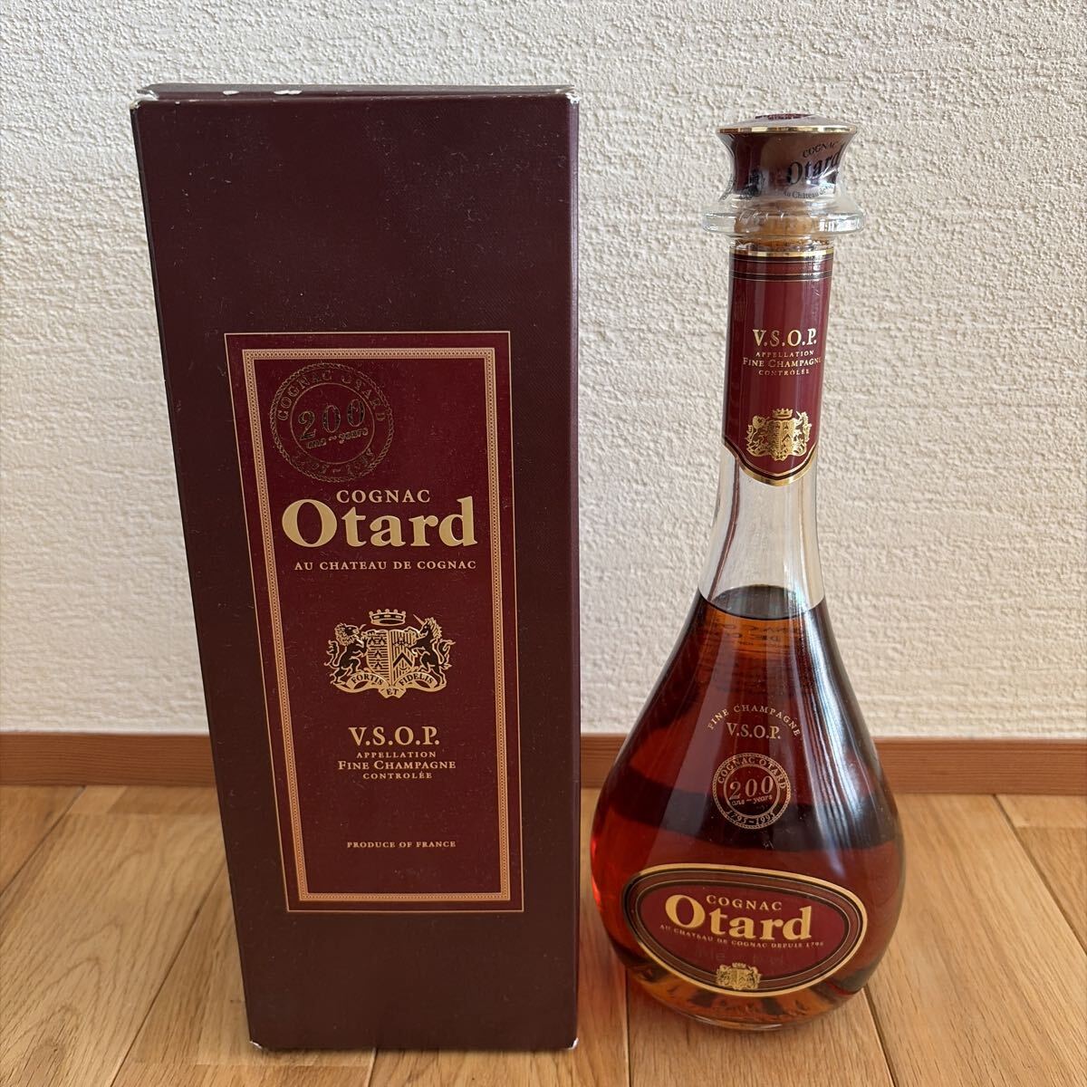 希少 Otard V.S.O.Pコニャック200周年 700mI 40度 箱付き拍卖