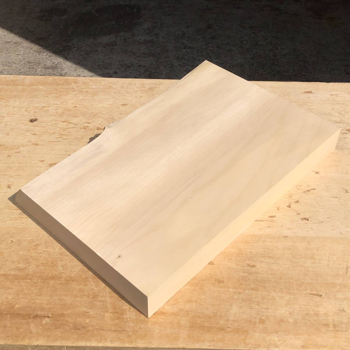 送料無料!銀杏【A386S】439×285~301×46mm イチョウ 彫刻 木彫 まな板 木工 天然木 自然素材 材木 木材 乾燥材 無垢材《銘木すずめや》拍卖