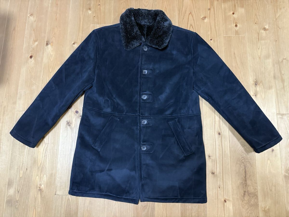 Fer・blanc ボアジャケット コート ブラック拍卖