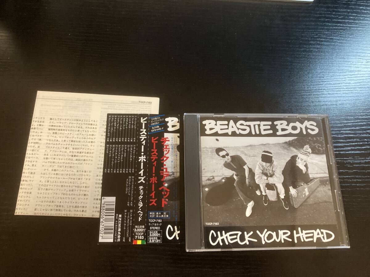BEASTIE BOYS CHECK YOUR HEAD 国内盤CD 国内初盤 hiphop ビースティーボーイズ拍卖