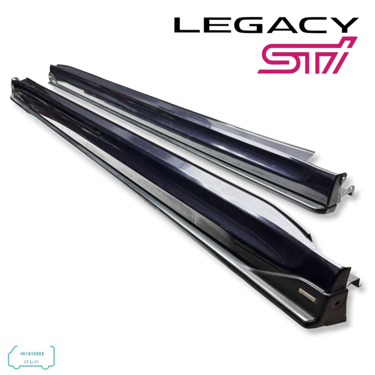 ▼希少 レガシィ BR BRG BRM BR9 BM BMG BMM BM9 後期 STi 純正OP サイドステップ サイドスカート 左右セット カラーH3Q 即決/即納 ▼拍卖