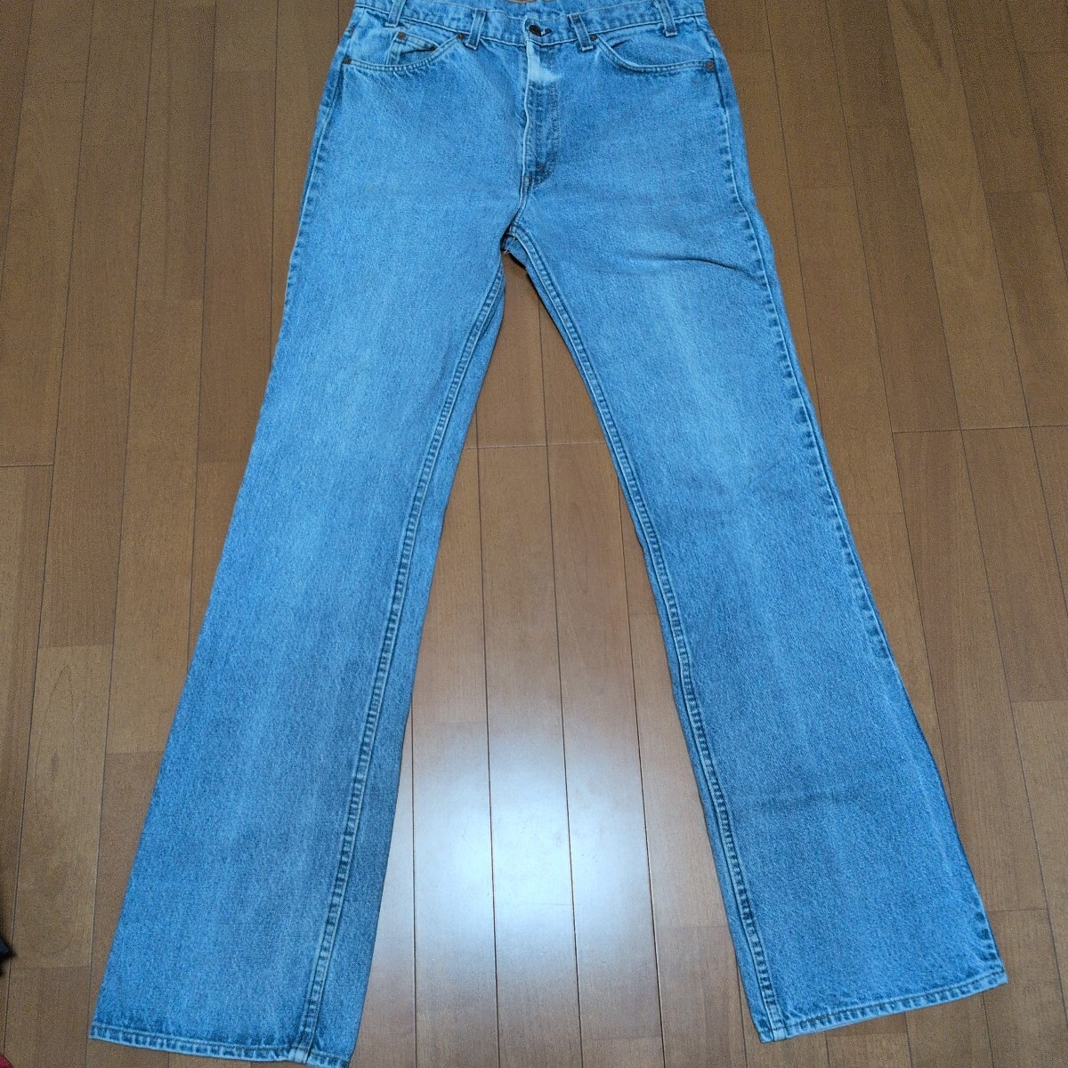 80s Levis 517 USA製 デニム ブーツカット フレア オレンジタブ ブリーチ アメカジ ワーク 流行り 古着 ヴィンテージ ジーンズ 拍卖