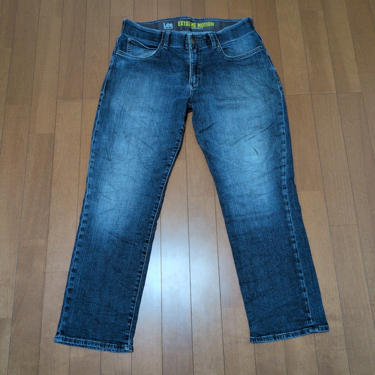 00s Lee デニム 生産国不明 ジーンズ アメカジ 定番 デニム3大ブランド リー サルエル エイジング ヒゲ ハチノス拍卖