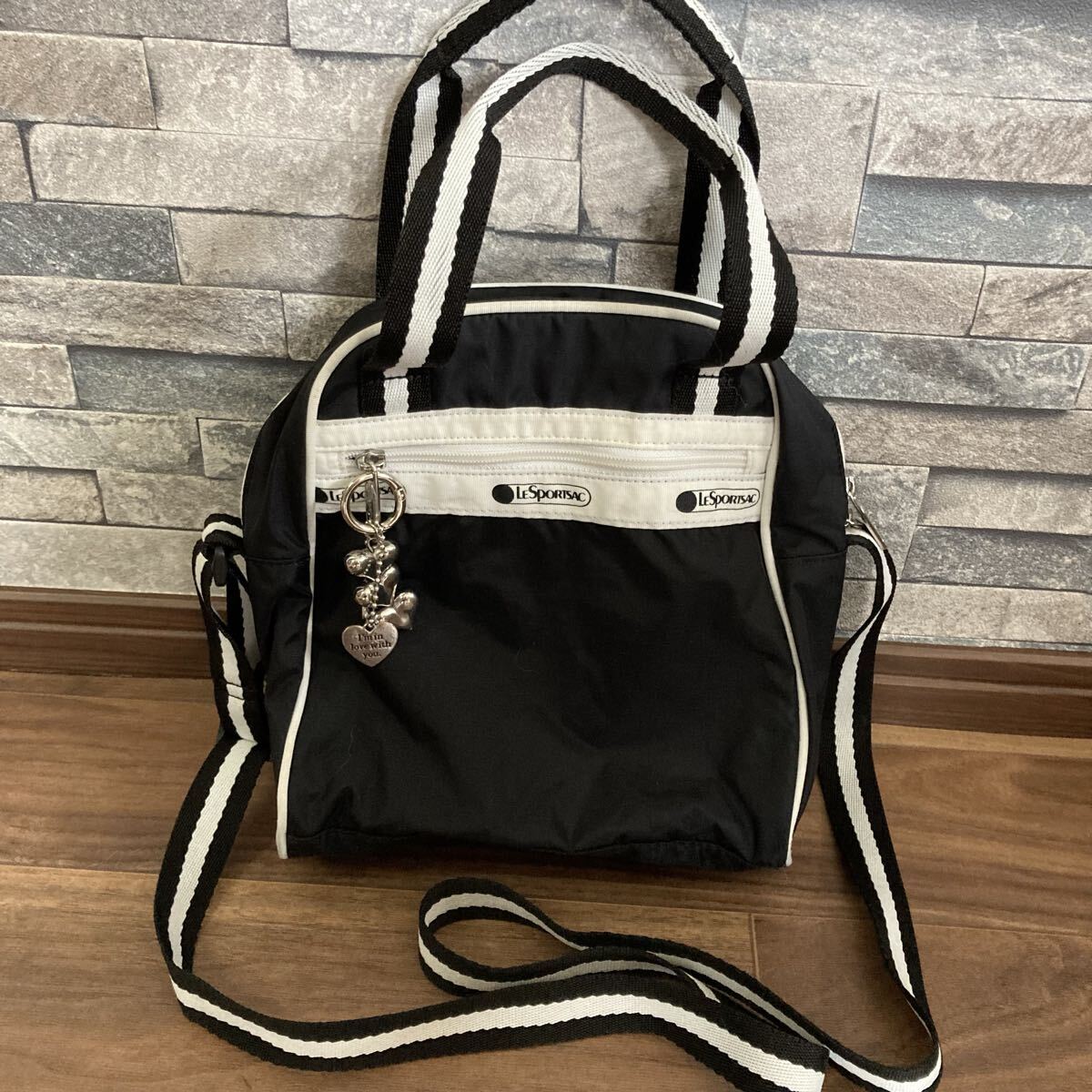 レスポートサック ショルダーバッグ バッグ 2way ナイロン ブラック レディース 軽量 シンプル マザーズバッグ レスポ LeSportsac拍卖