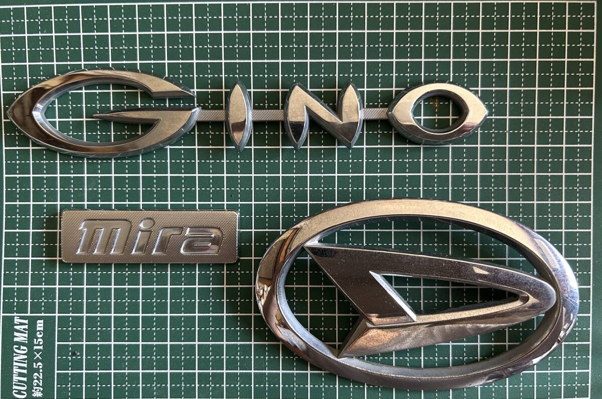 エンブレム ミラジーノ(L650)二代目 中古 フロント&バック ダイハツ ミラ ジーノ 拍卖