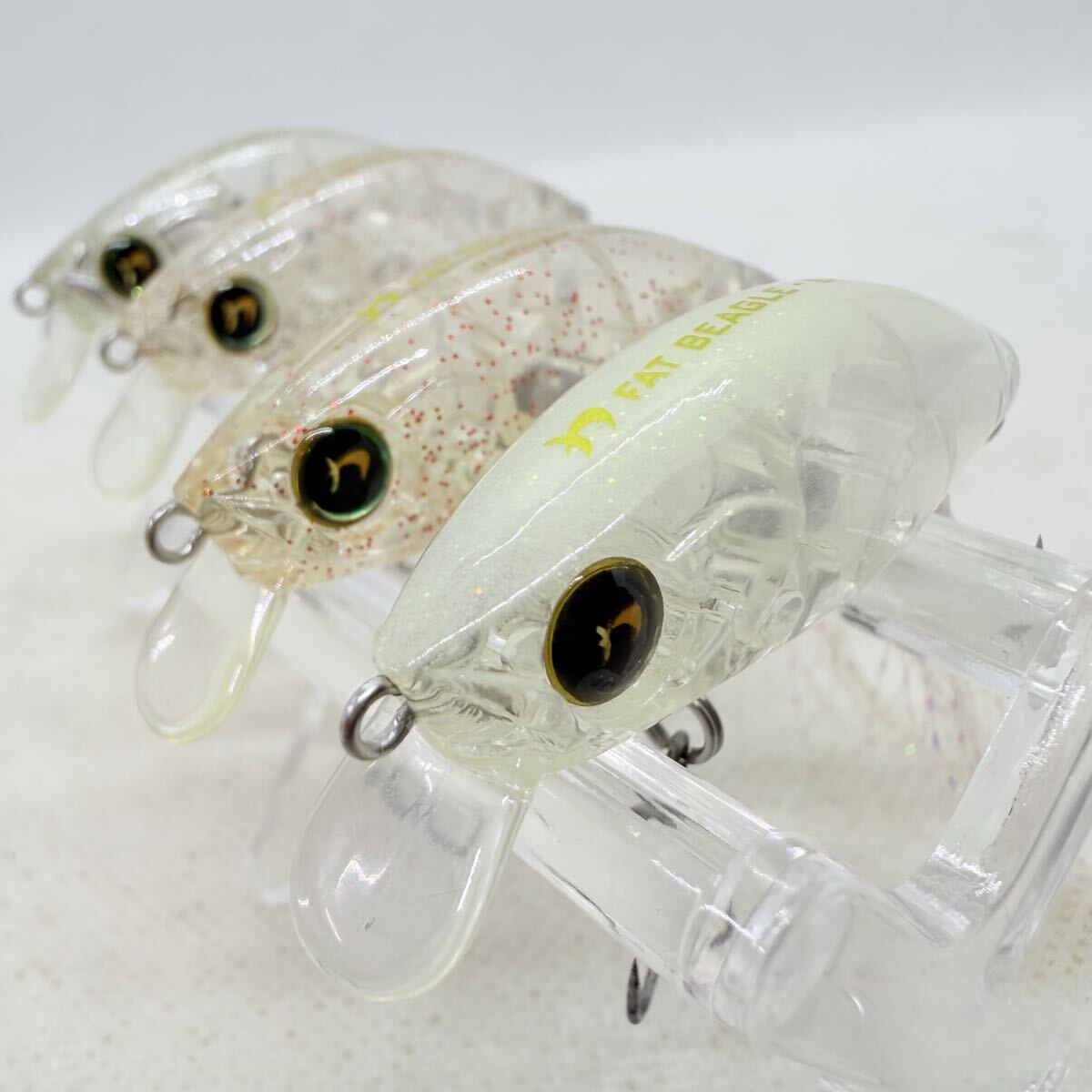 送料無料・美品『メガバス ナダ ファットビーグル SF SS 4個セット』Megabass nadar FAT BEAGLE 43mm メバル ルアー プラッキング拍卖