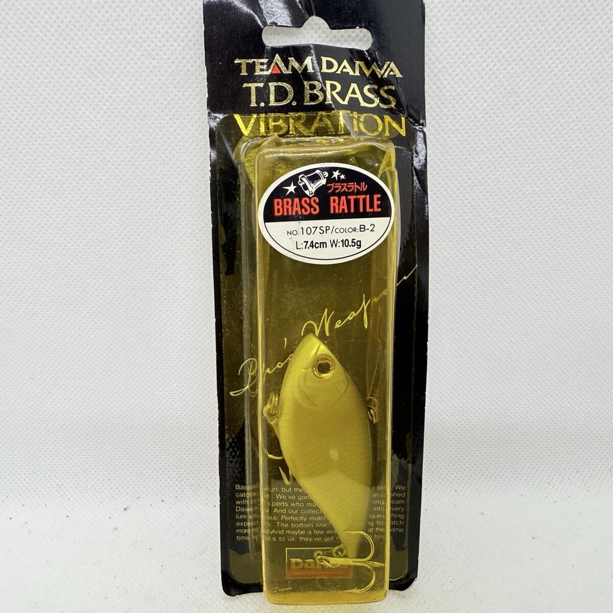 送料140円・新品『ダイワ TDブラスバイブレーション 107SP』3点落札送料無料■DAIWA T.D. VIBRATION サスペンド TDバイブ 74mm拍卖