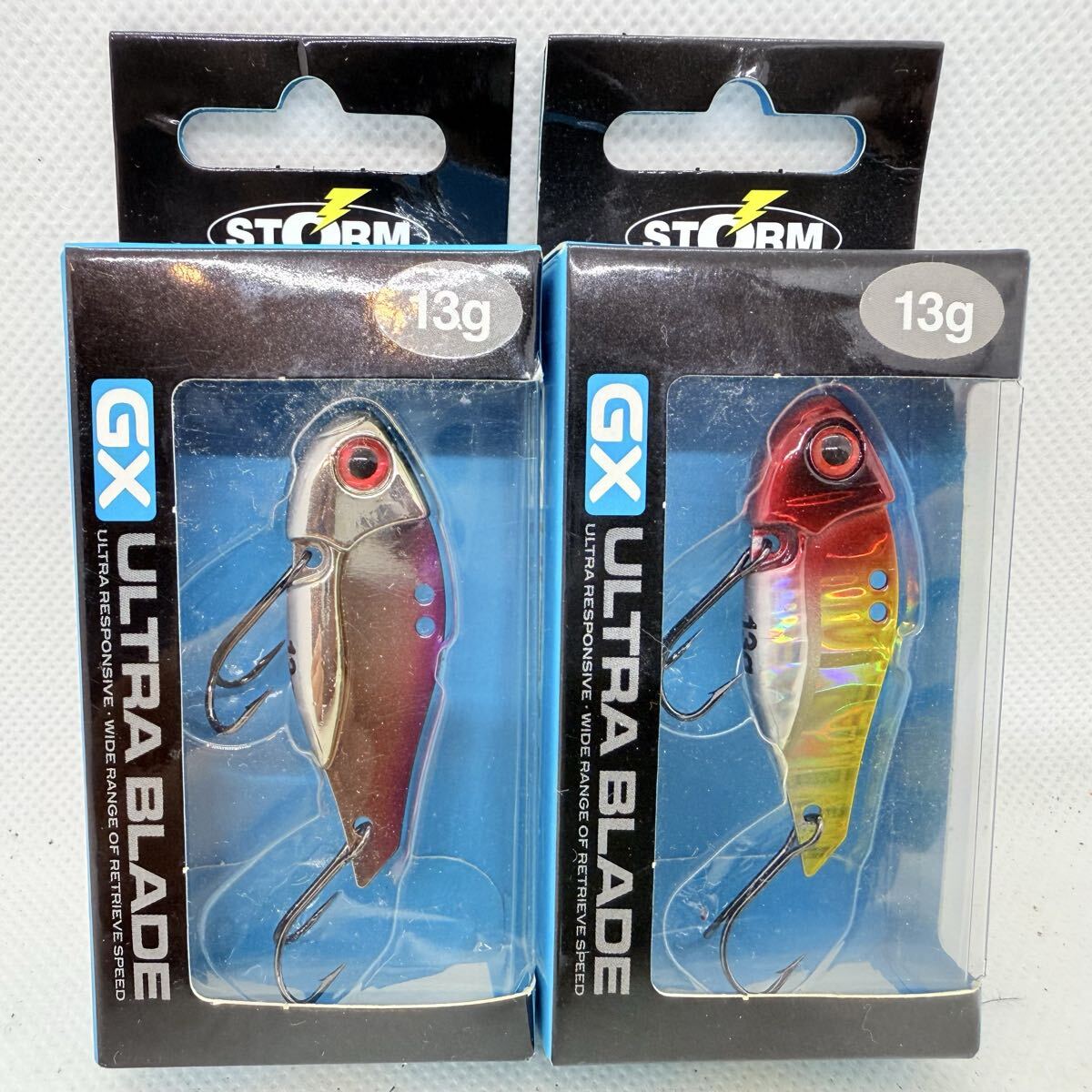 送料140円・新品『ストーム GXウルトラブレード 13g 2個セット』3点落札送料無料■STORM GX ULTRA BLADE メタルバイブ バイブレーション拍卖
