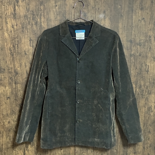 C26◇HAMNETT | ハムネット コーデュロイ テーラードジャケット ダークブラウン メンズ Lサイズ 中古品拍卖