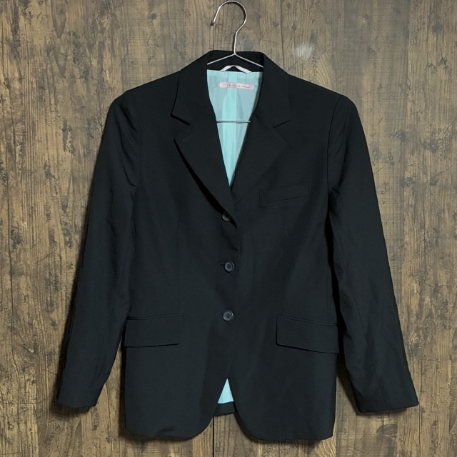 C30◇PS Paul Smith Women | PS ポールスミス ウィメン テーラードジャケット ブラック レディース 40サイズ 中古品拍卖