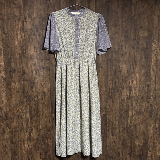 C32◇Ray Cassin | レイカズン 花柄ワンピース オフホワイト×マルチカラー レディース Fサイズ 中古品拍卖