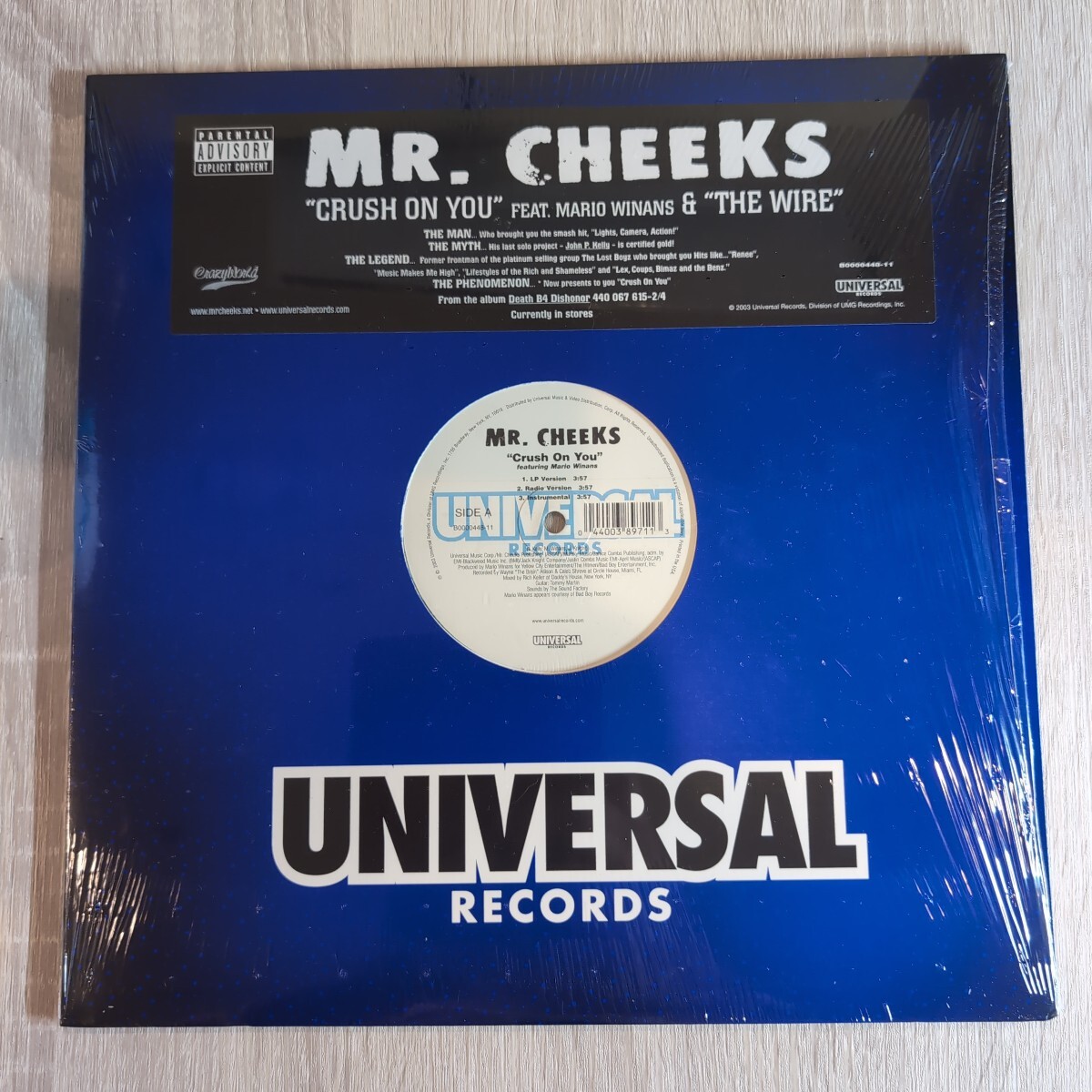 Mr. Cheeks「crush on you / the wire」12inchレコード 2003年 ★★hip hop rap DJ御用達拍卖