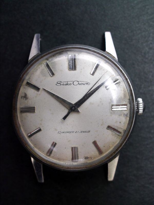 セイコー SEIKO クラウン CROWN 21石 手巻き 3針 J14096 男性用 メンズ 腕時計 ab893 稼働品拍卖