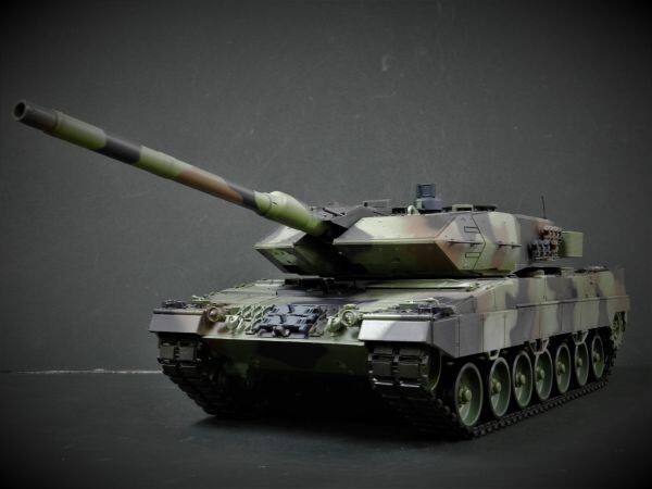 ☆高耐久メタルギア仕様☆ Heng Long 2.4GHz 1/16 レオパルト2 A6 【Ver.7.0・赤外線ユニット・BB弾発射・サウンド・発煙仕様 2.4GHz】拍卖