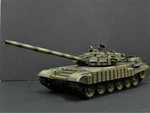 【Ver.7.0・赤外線ユニット・BB弾発射・サウンド・発煙仕様 2.4GHz】Heng Long Ver.7.0 2.4GHz 1/16 戦車ラジコン T-72 MBT 3939-1 ☆拍卖