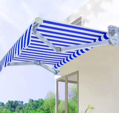 新入荷日除け シェード ひさし 屋根 後付け サンシェード 庭 オーニングテント サンシェード ベランダ 伸縮式 オーニングテント (2x1.5m)拍卖