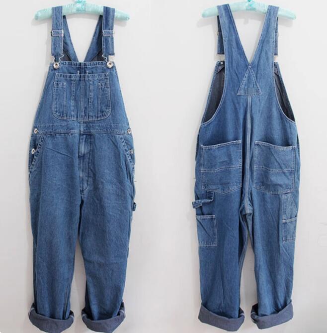 新入荷 メンズオーバーオール サロペット デニムパンツ つなぎ サスペンダーズボン ペインター作業服 ゆったり大きいサイズ拍卖