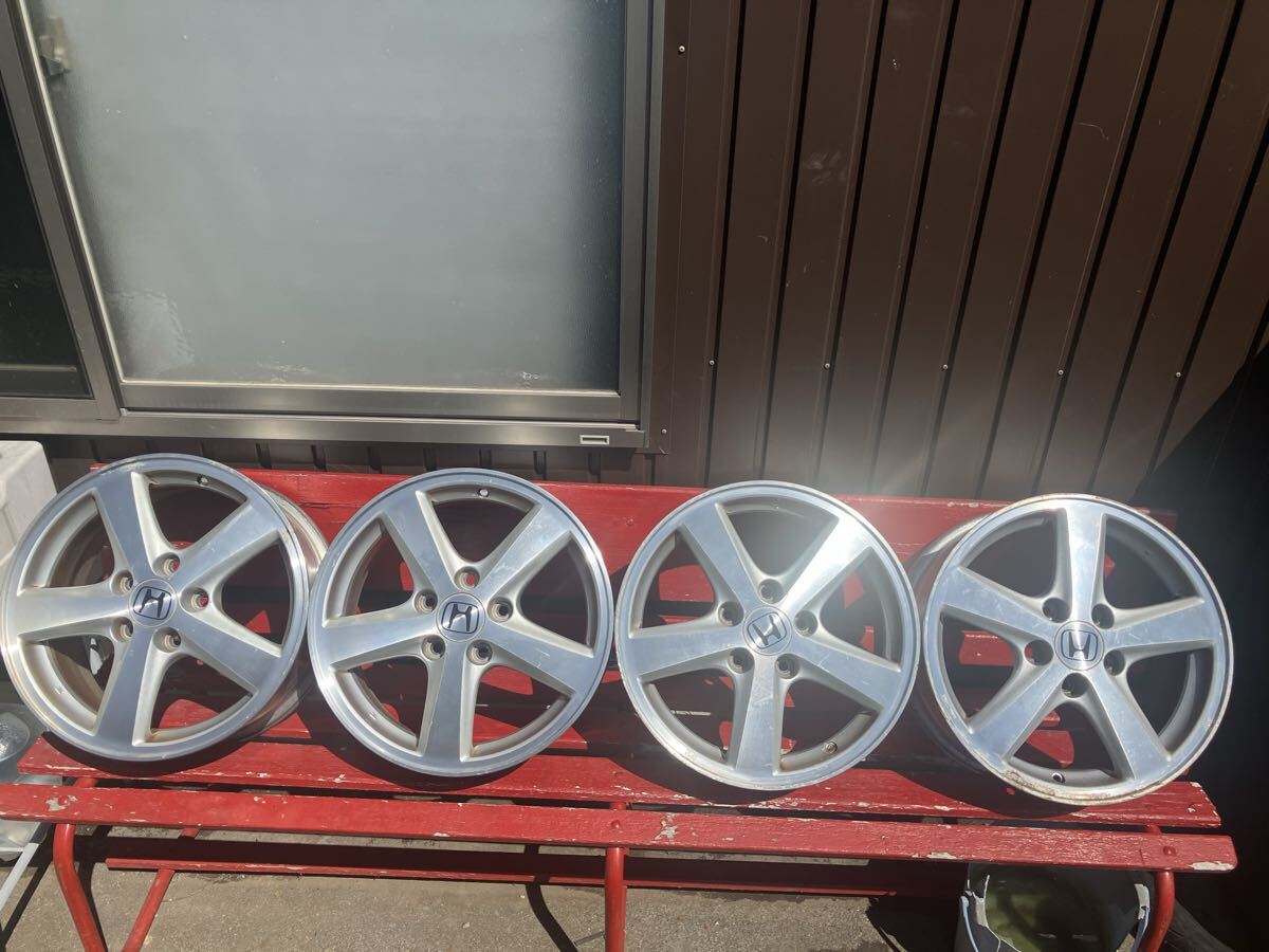 1000円スタート!HONDA 純正ホイール  PCD114 5H 16インチ 6.5J インスパイア装着 タイヤサイズ 205/60 16 中古 小傷・汚れ有り拍卖