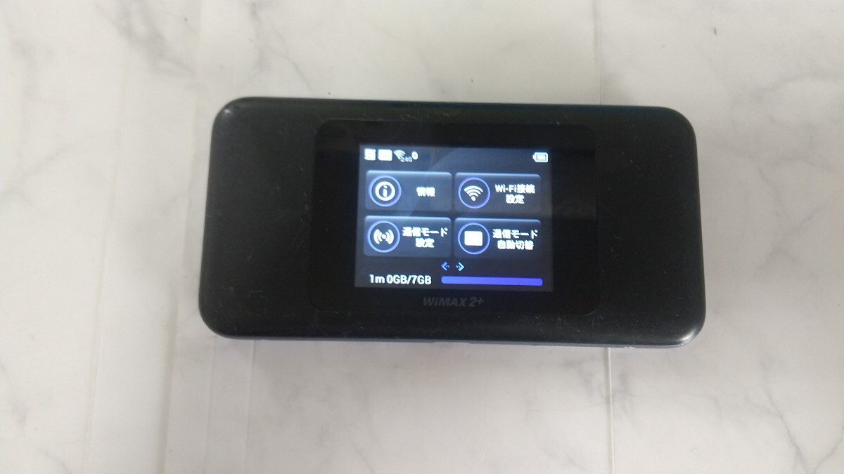 K4840 UQ WiMAX 2+ Speed Wi-Fi NEXT W06 モバイルWi-Fiルーター 簡易動作確認&初期化OK 現状品 送料無料拍卖