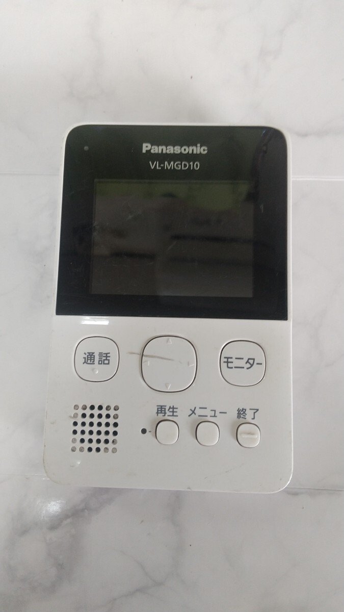 K4916 Panasonic VL-MGD10 ワイヤレスモニター 子機 ドアホン/パナソニック 動作未確認 現状品 JUNK 送料無料拍卖