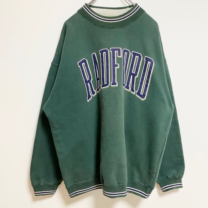 古着 used ~90s GEAR FOR SPORTS スウェット/トレーナー RADFORD 緑 ビッグシルエット XLサイズ拍卖