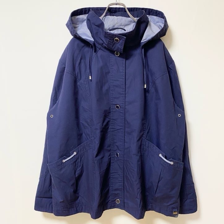 古着 used MACKINTOSH マッキントッシュ 長袖マウンテンパーカー アウター ネイビー ビックシルエット XXLサイズ拍卖