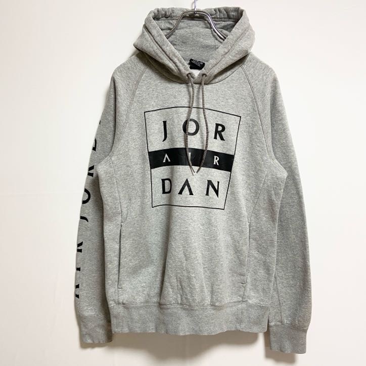 古着 used NIKE AIR JORDAN ナイキエアジョーダン スウェットパーカー/フーディー グレー Sサイズ拍卖