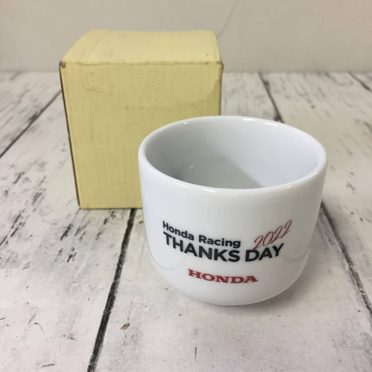 HONDA Racing 2022 Thanks Day お猪口 おちょこ ぐい呑み 非売品 HRC ホンダグッズ Z50931拍卖