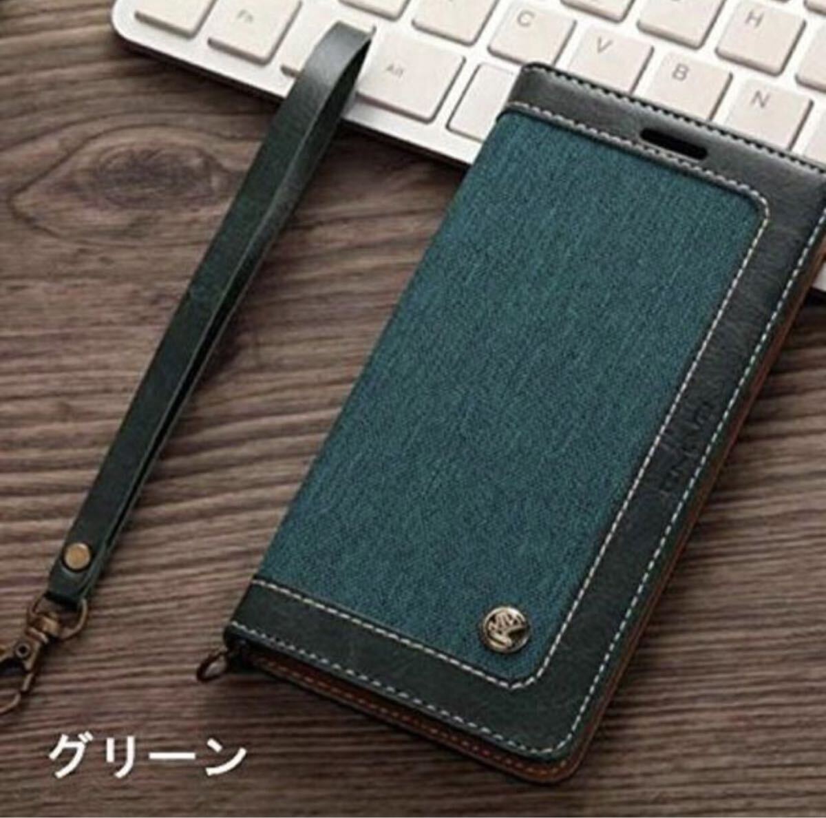 galaxy s8+ レザーケース ギャラクシー s8 プラス ケース galaxy s8 plus SC-03J/SCV35 手帳型 グリーン拍卖