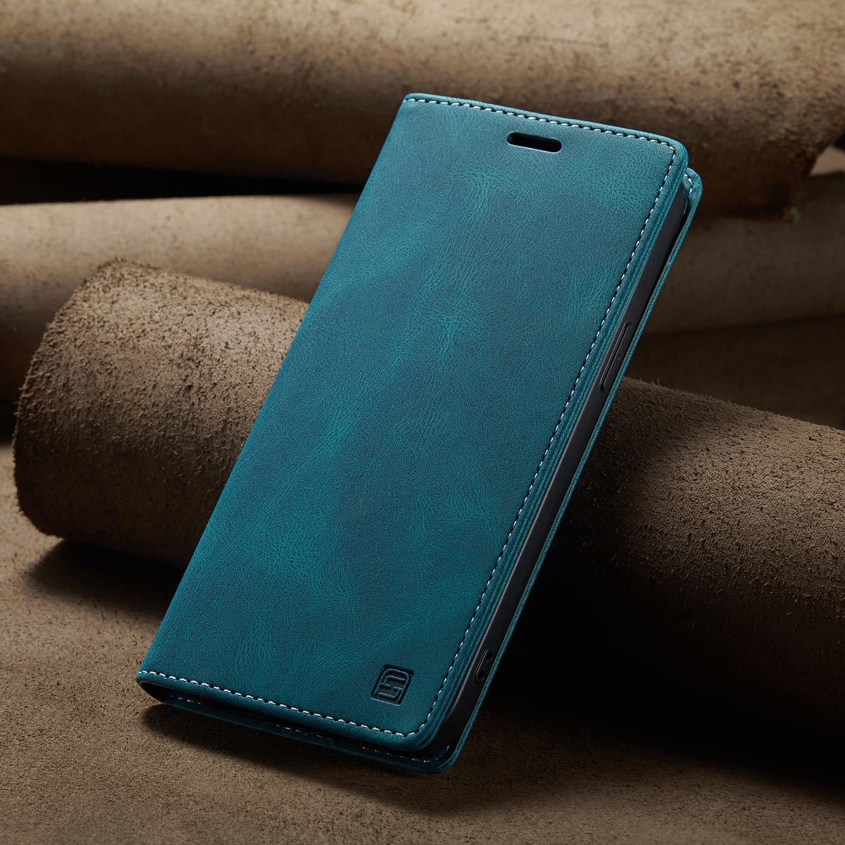 iPhone 14 pro max レザーケース iPhone14 プロ マックス カバー iPhone14 pro max ケース 6.7 インチ 手帳型 カード収納 C ブルー拍卖