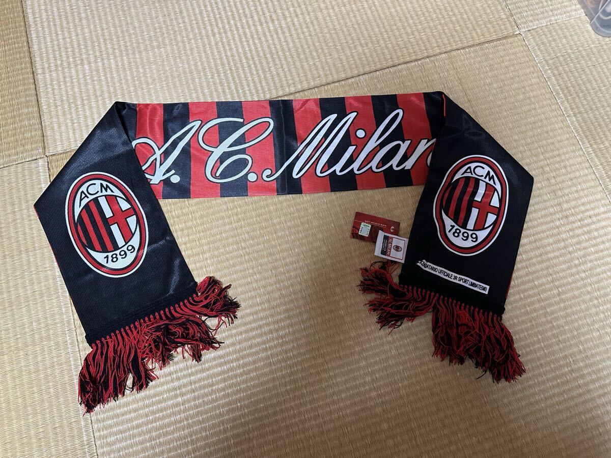 ACミラン 公式スカーフ 新品タグ付き拍卖